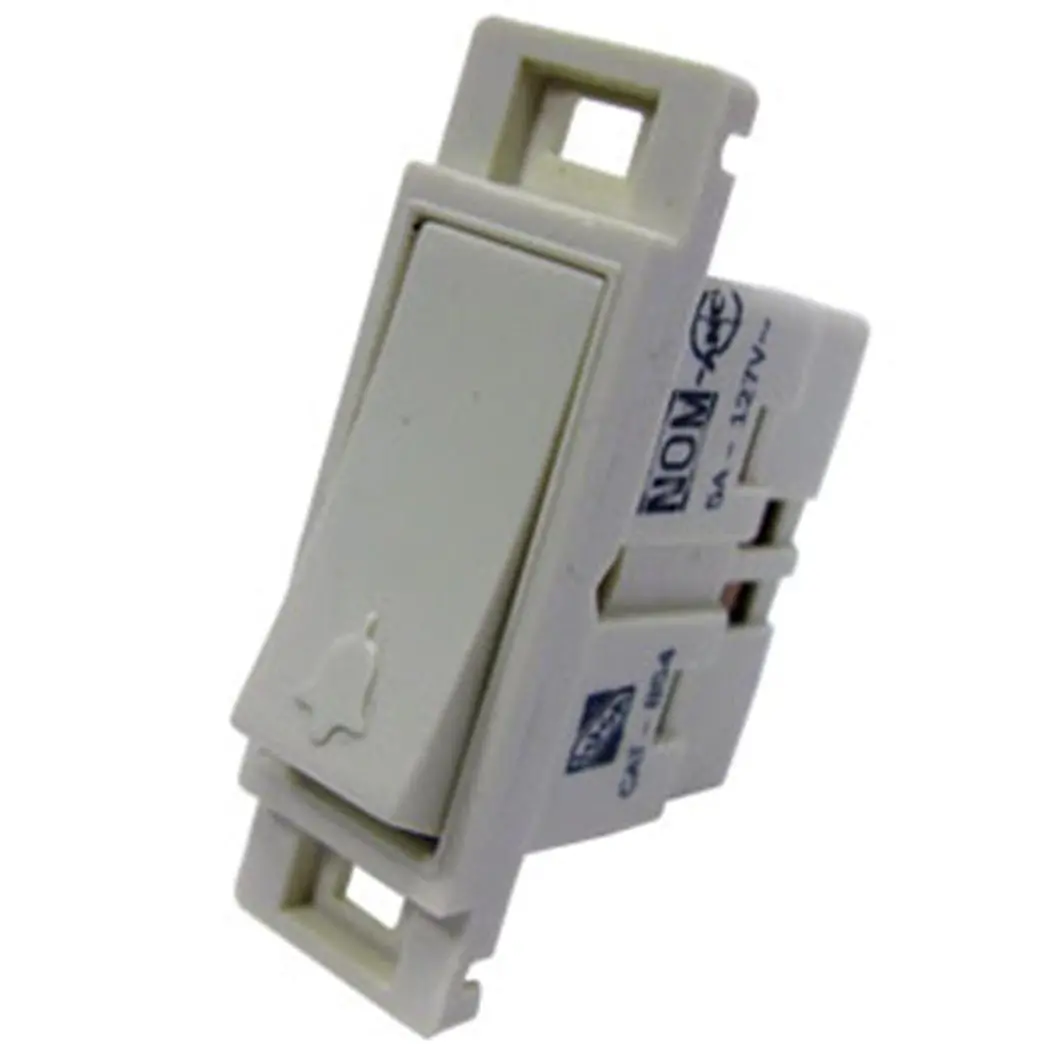 Botón Iusa Tradizione Blanco Para Timbre - La Nueva Eléctrica 1