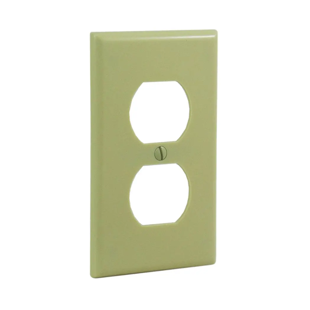 Placa Leviton Duplex Urea Marfil - La Nueva Eléctrica 1