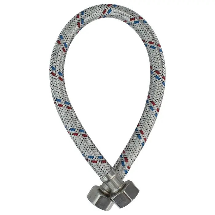 Manguera Sanplom Flexible Para Lavabo De 1/2 X 1/2 40 Cms - La Nueva Eléctrica 1