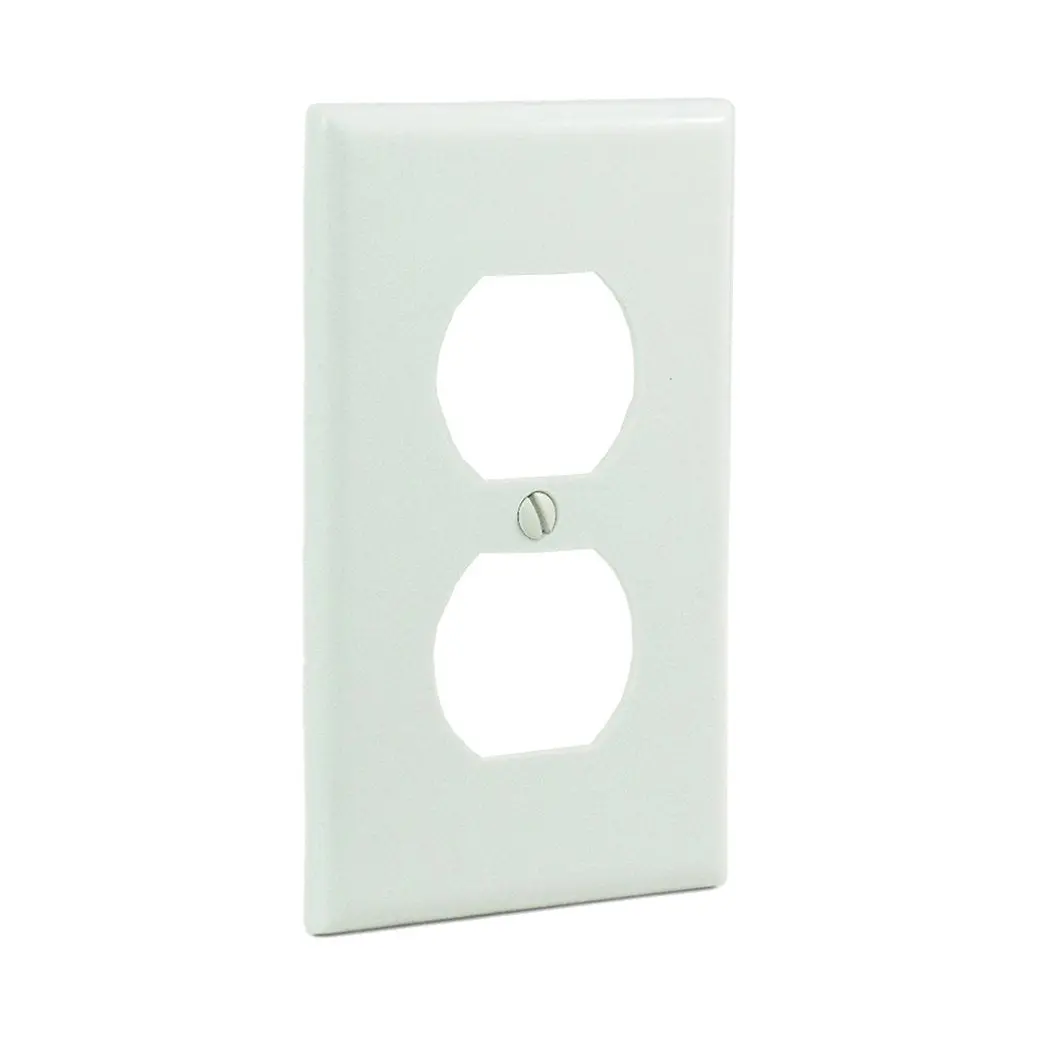 Placa Leviton Duplex Urea Blanca - La Nueva Eléctrica 1
