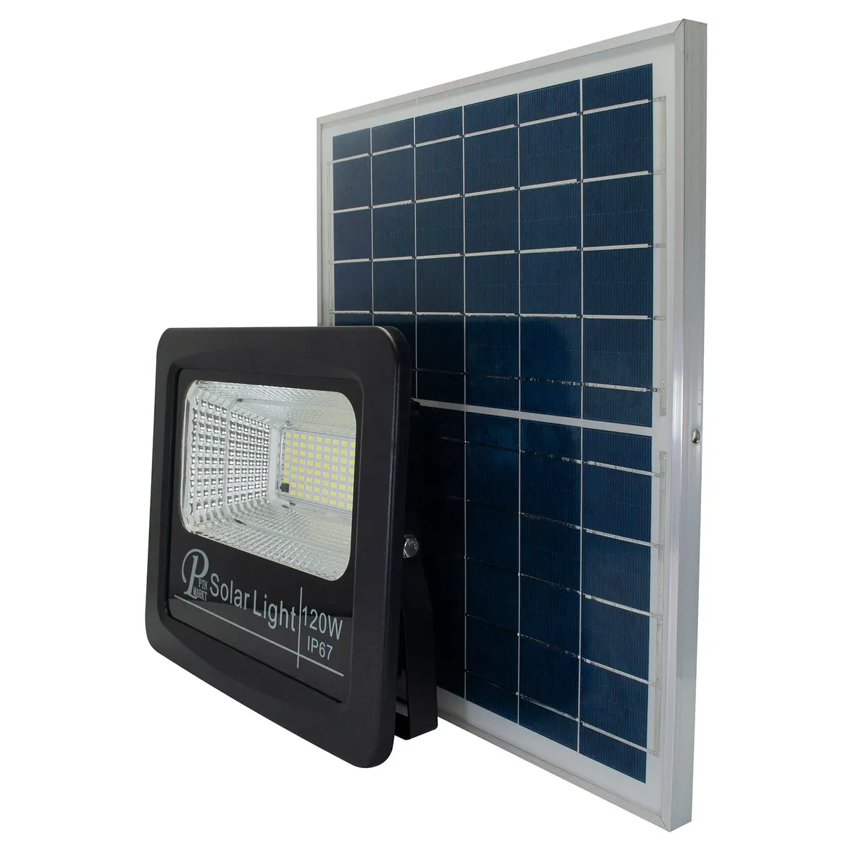Reflector Pinmarkt Led 120W Solar - La Nueva Eléctrica 1