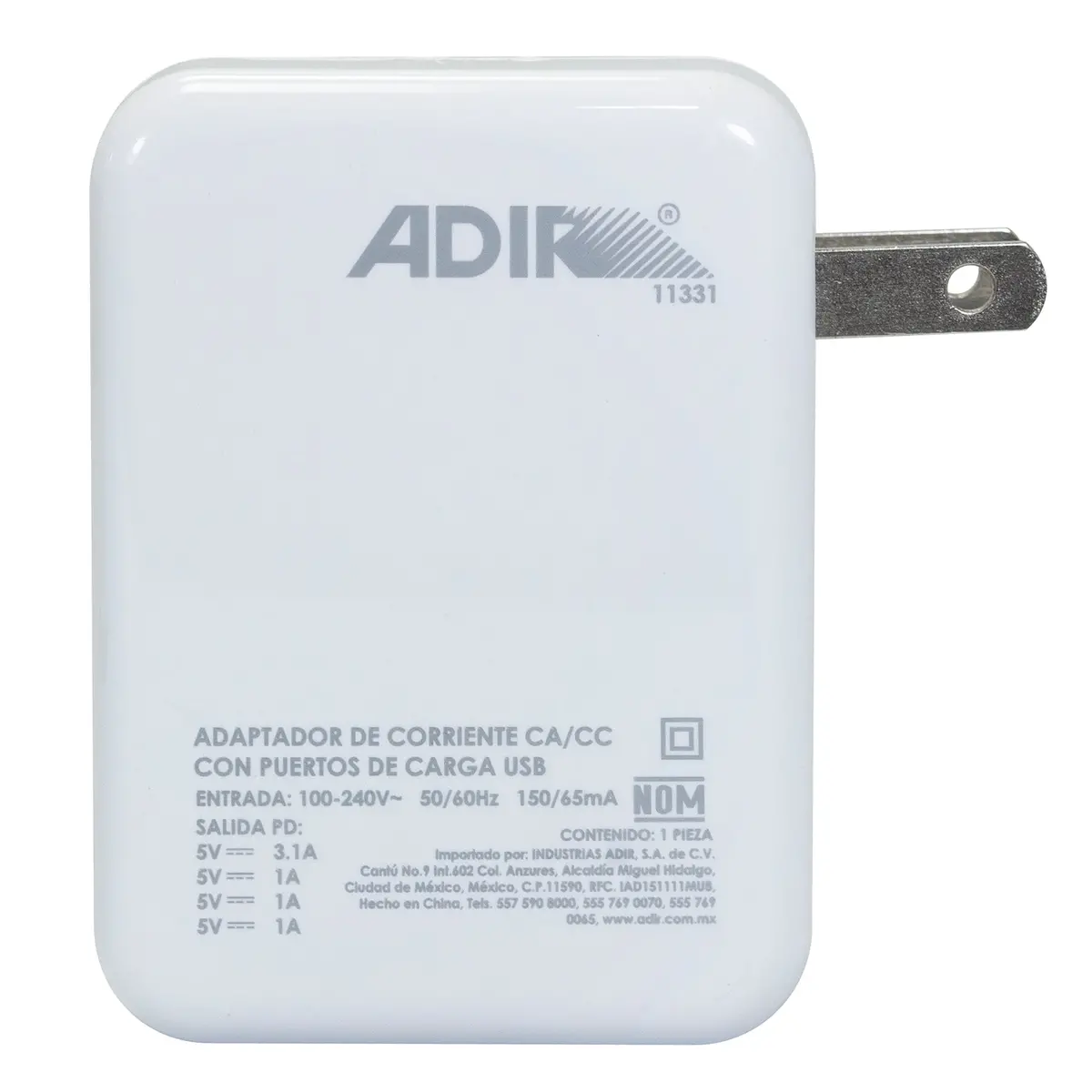 Cargador Usb Adir Multipuerto - La Nueva Eléctrica 1