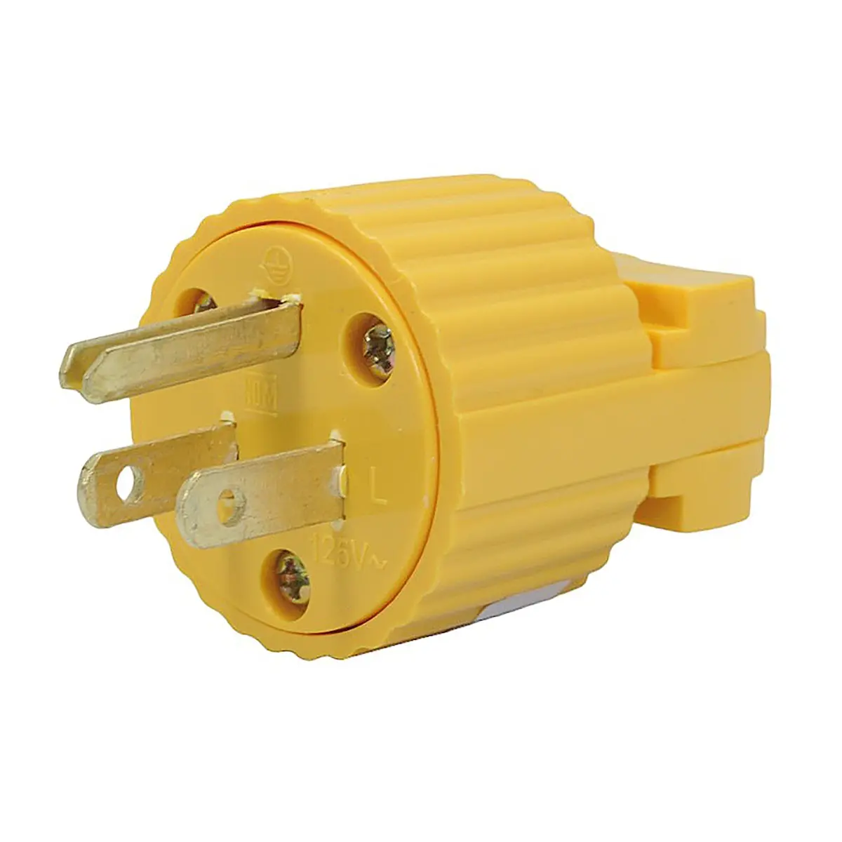 Clavija Adir Industrial Amarilla 15Amps - La Nueva Eléctrica 1