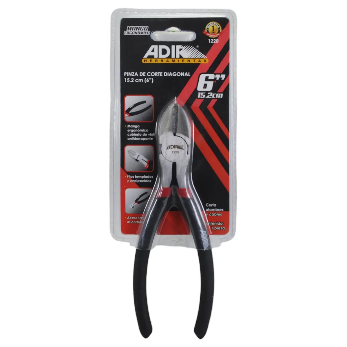 Pinza Adir De Corte Diagonal 6" - La Nueva Eléctrica 1