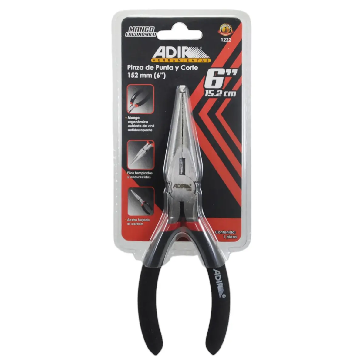 Pinza Adir De Punta Y Corte 6" - La Nueva Eléctrica 1