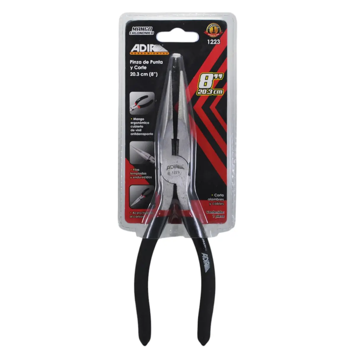 Pinza Adir De Punta Y Corte 8" - La Nueva Eléctrica 1