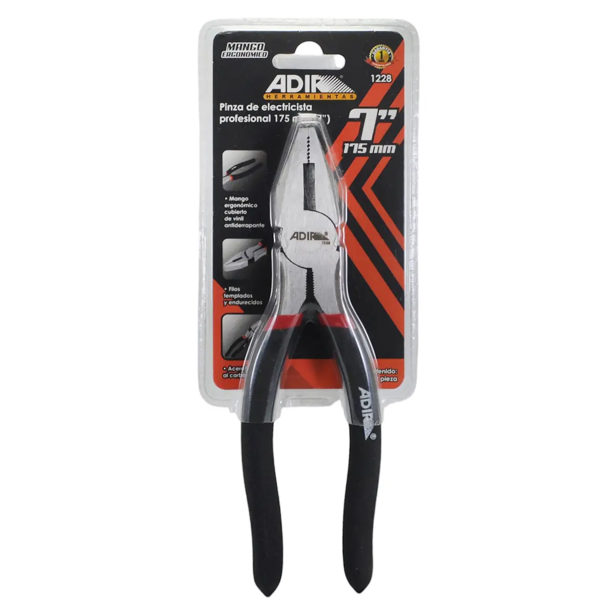 Pinza Adir Electricista Prof. 7" - La Nueva Eléctrica 1