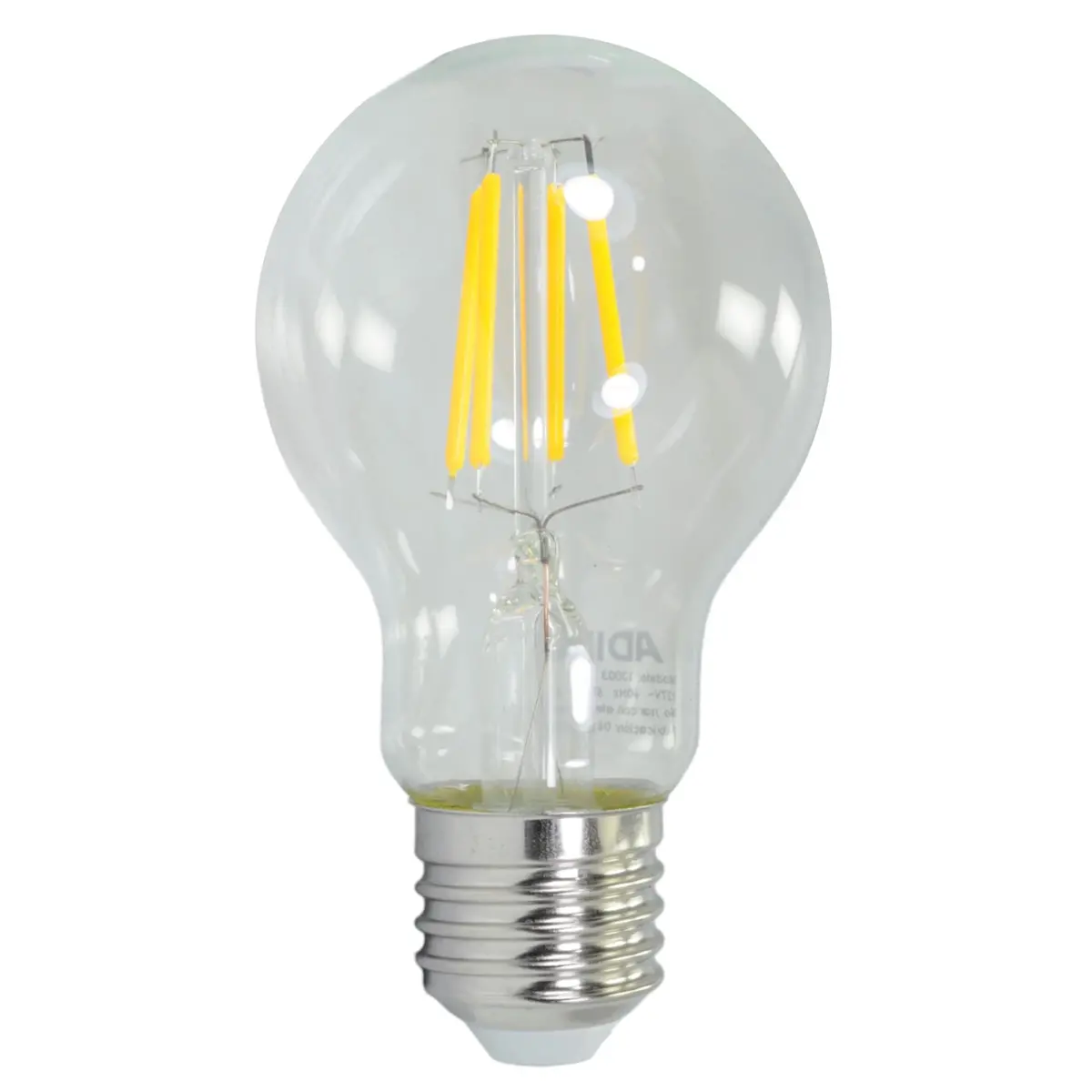 Foco Adir Led 5W A60 Naranja - La Nueva Eléctrica 1