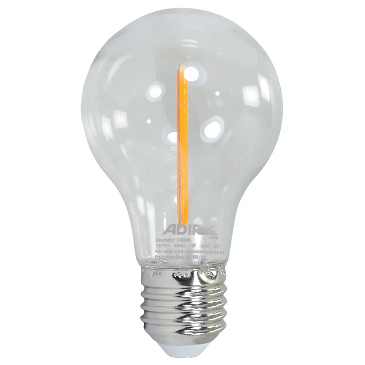Foco Adir Led 1W Gota Naranja - La Nueva Eléctrica 1