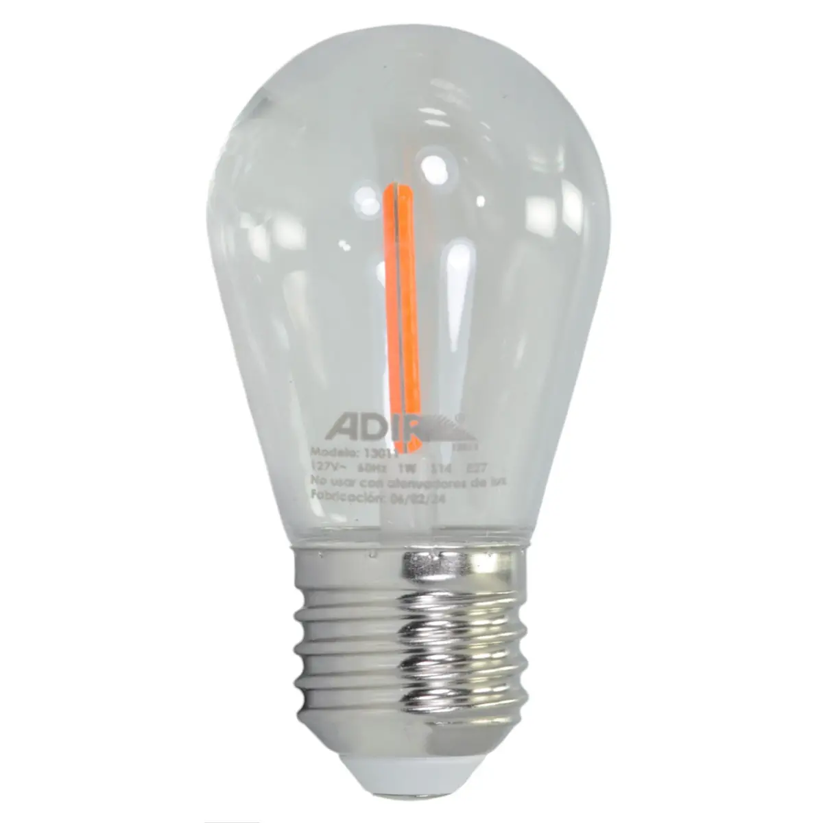 Foco Adir Led 1W Gota Rojo - La Nueva Eléctrica 1