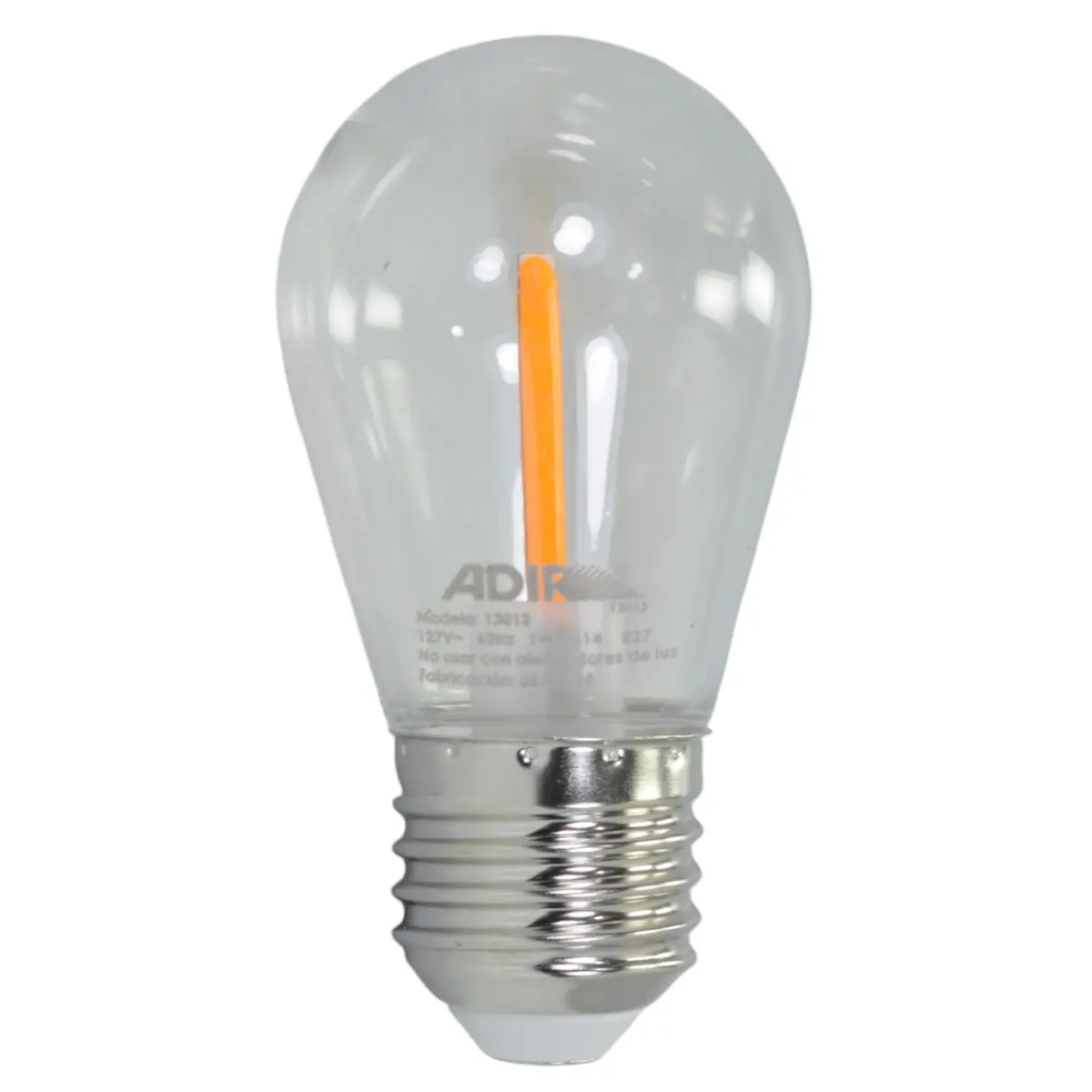 Foco Adir Led 1W Gota Naranja - La Nueva Eléctrica 1