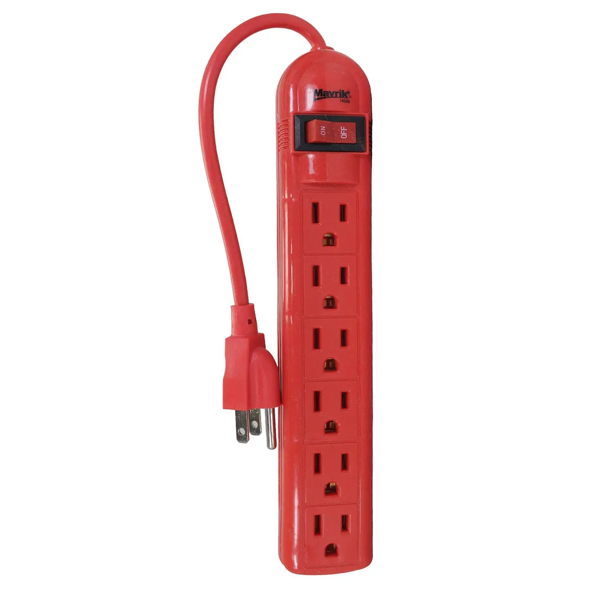 Multicontacto Adir 6 Contacto Rojo - La Nueva Eléctrica 1