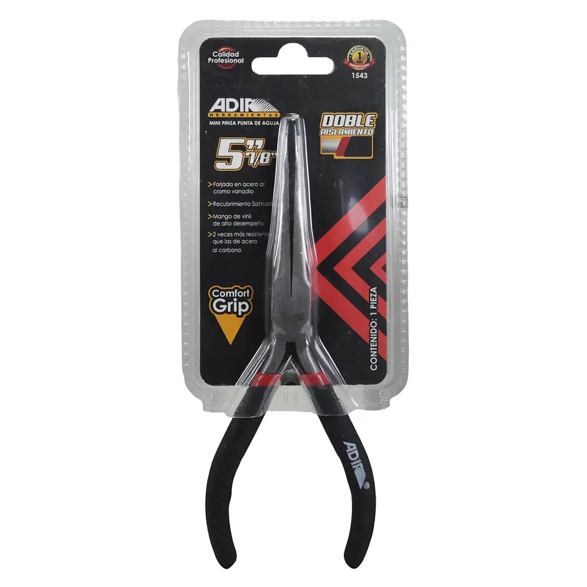 Pinza Adir Punta De Aguja Mini 1
