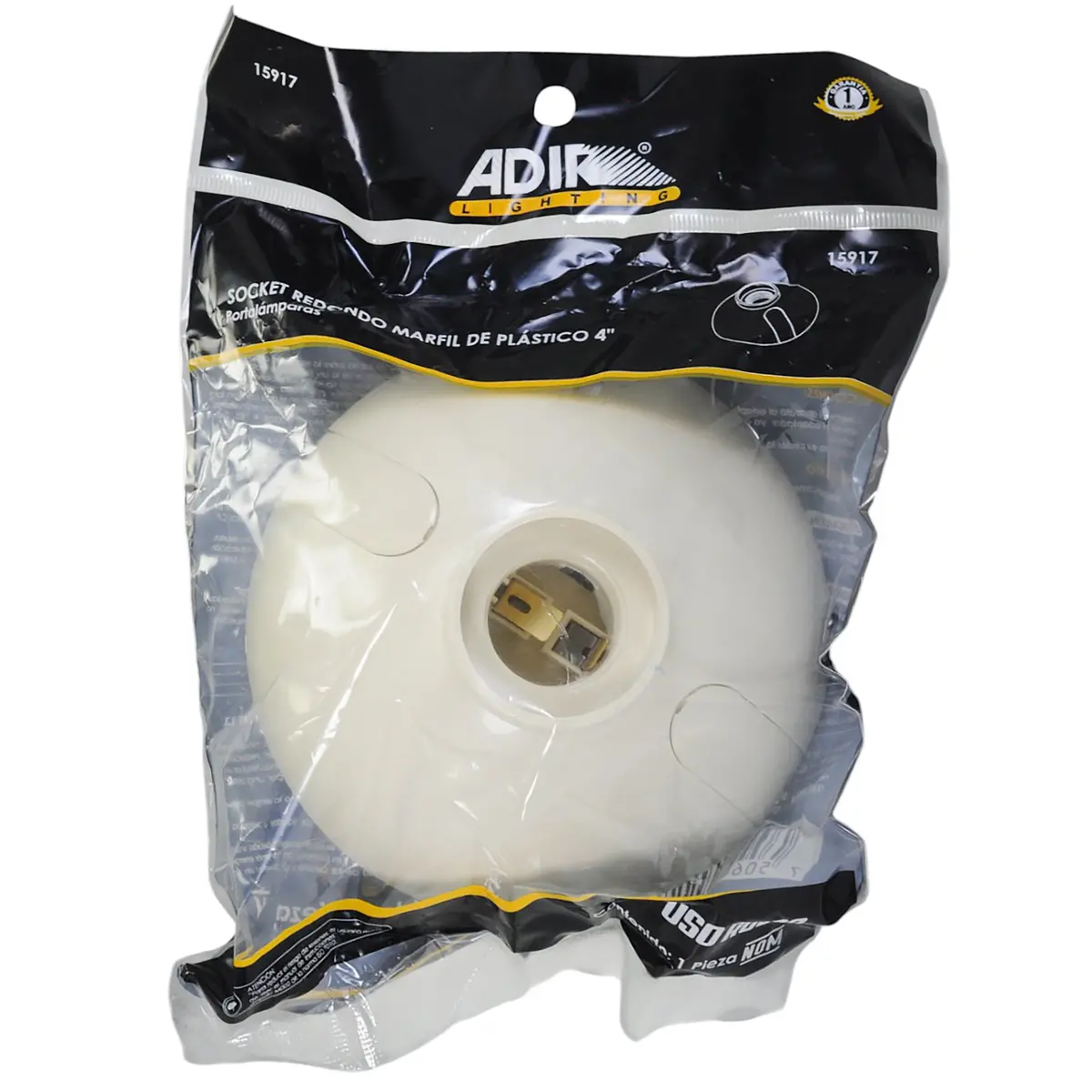 Soquet Adir Tipo P21 Marfil - La Nueva Eléctrica 1