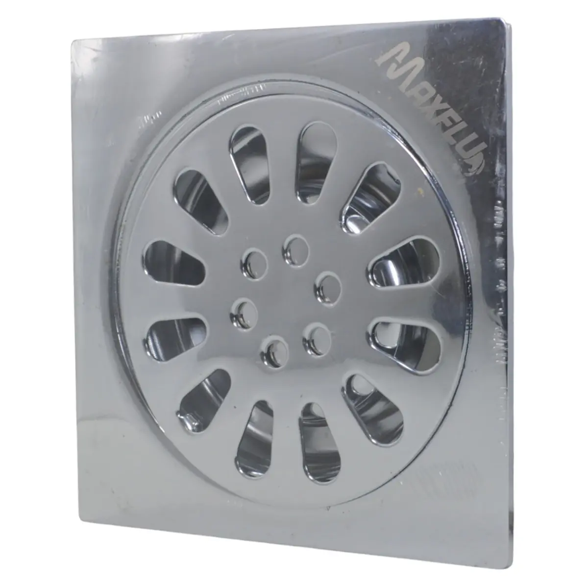 Coladera Adir Cuadrado Acero Inox Acabado Cromo 100Mm X 100M 1