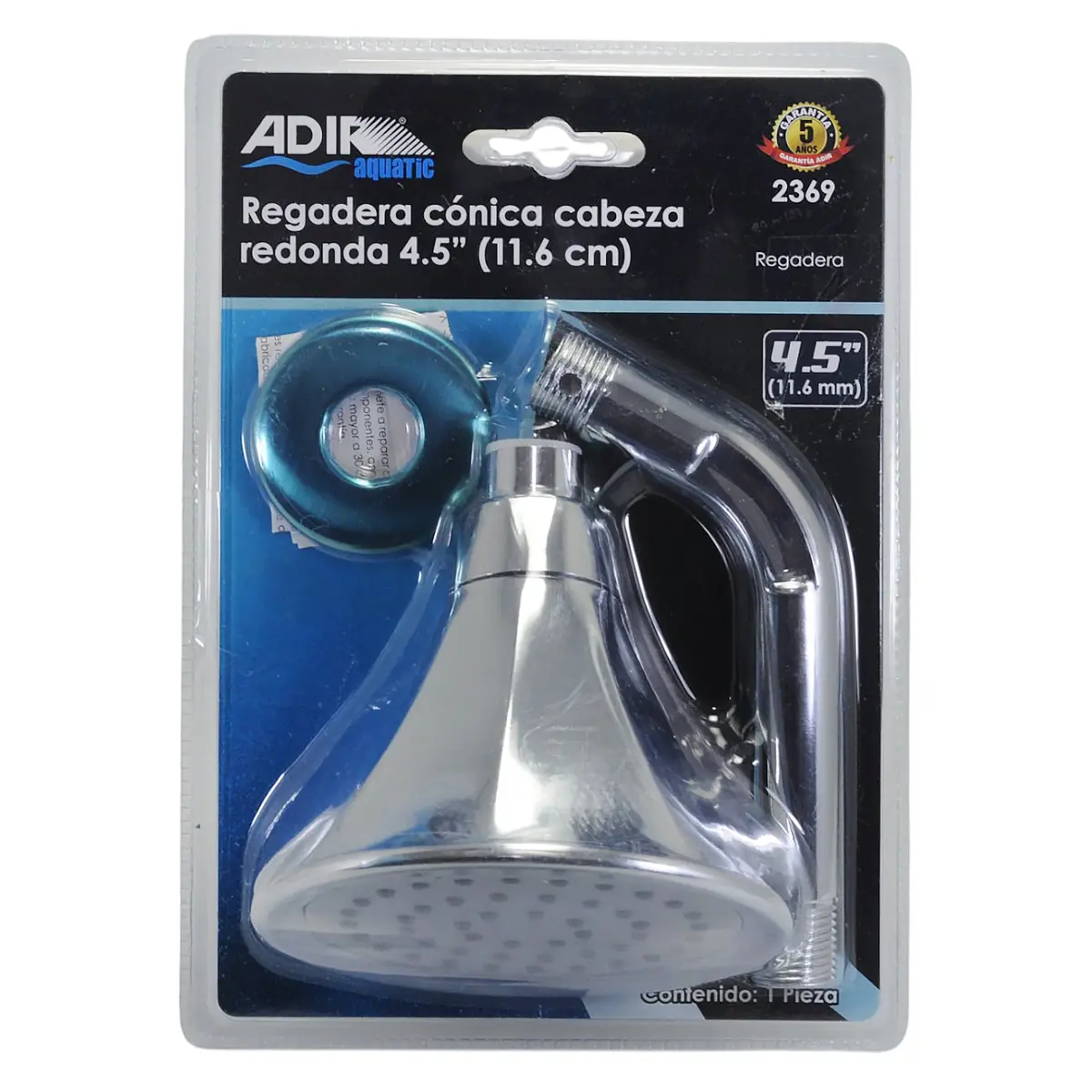 Regadera Adir Redonda 4.5" - La Nueva Eléctrica 1