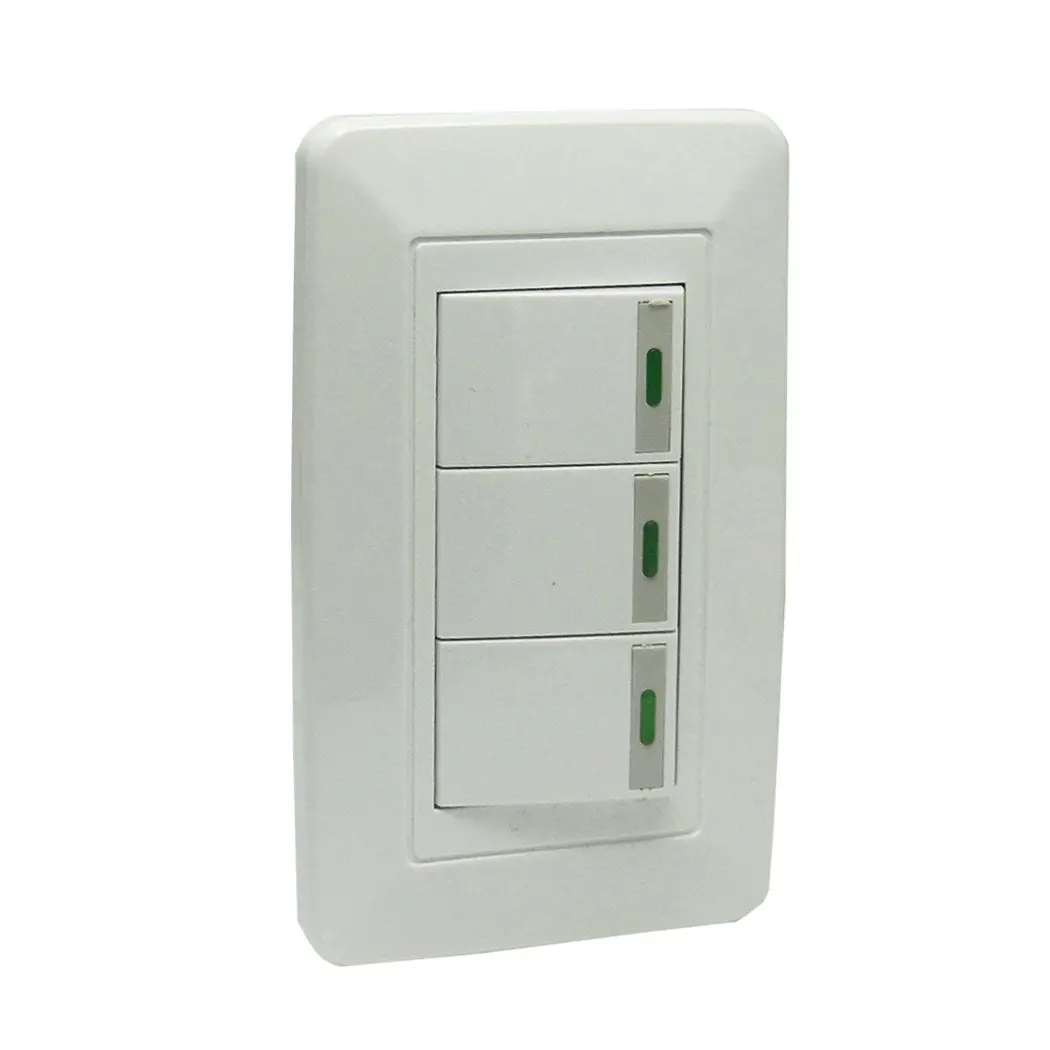 Placa Adir Capri Armada Con 3 Apagadores Sencillos - La Nueva Eléctrica 1