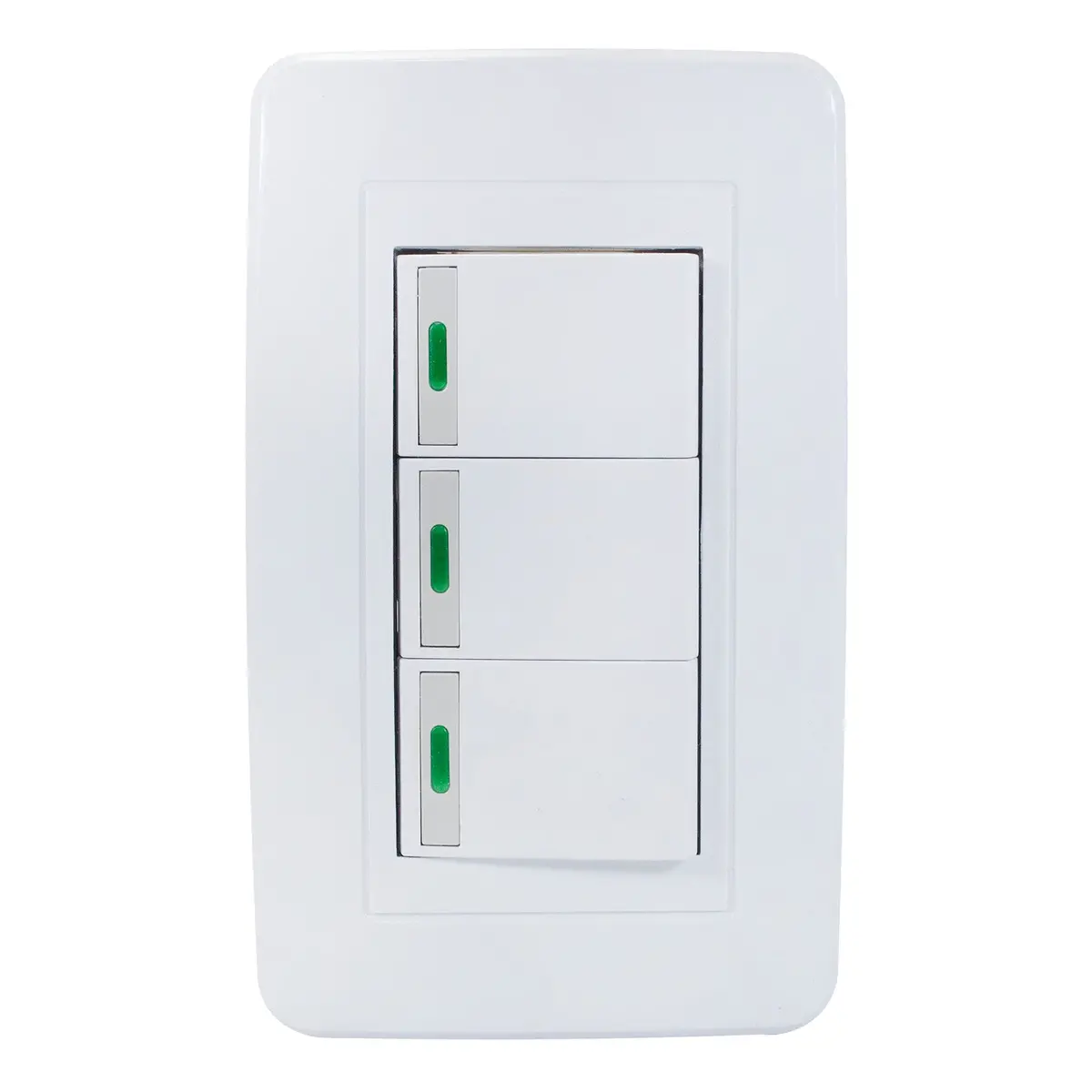 Placa Adir Capri Armada Con 3 Apagadores Sencillos - La Nueva Eléctrica 2