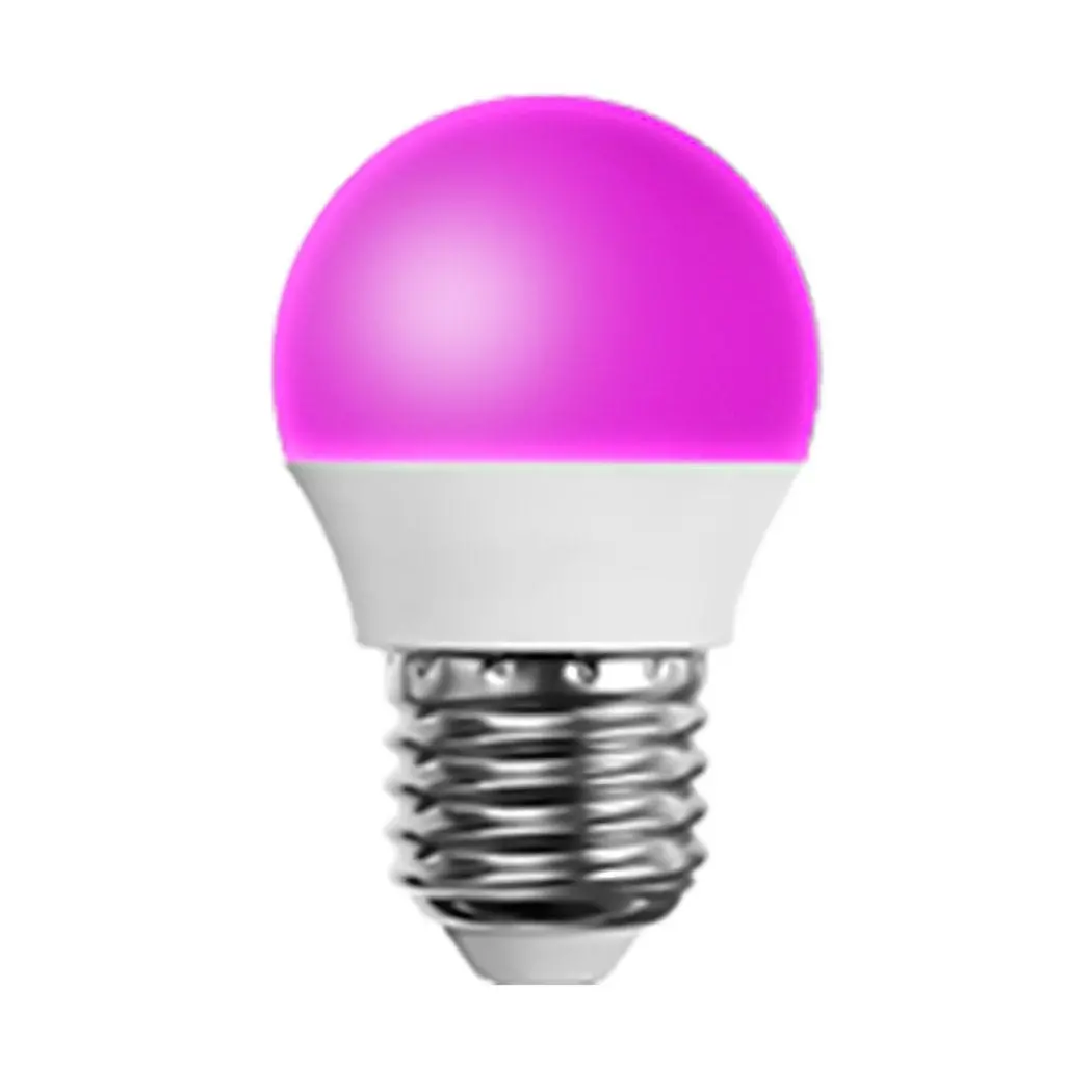 Foco Adir Bulbo G45 1W Violeta - La Nueva Eléctrica 1