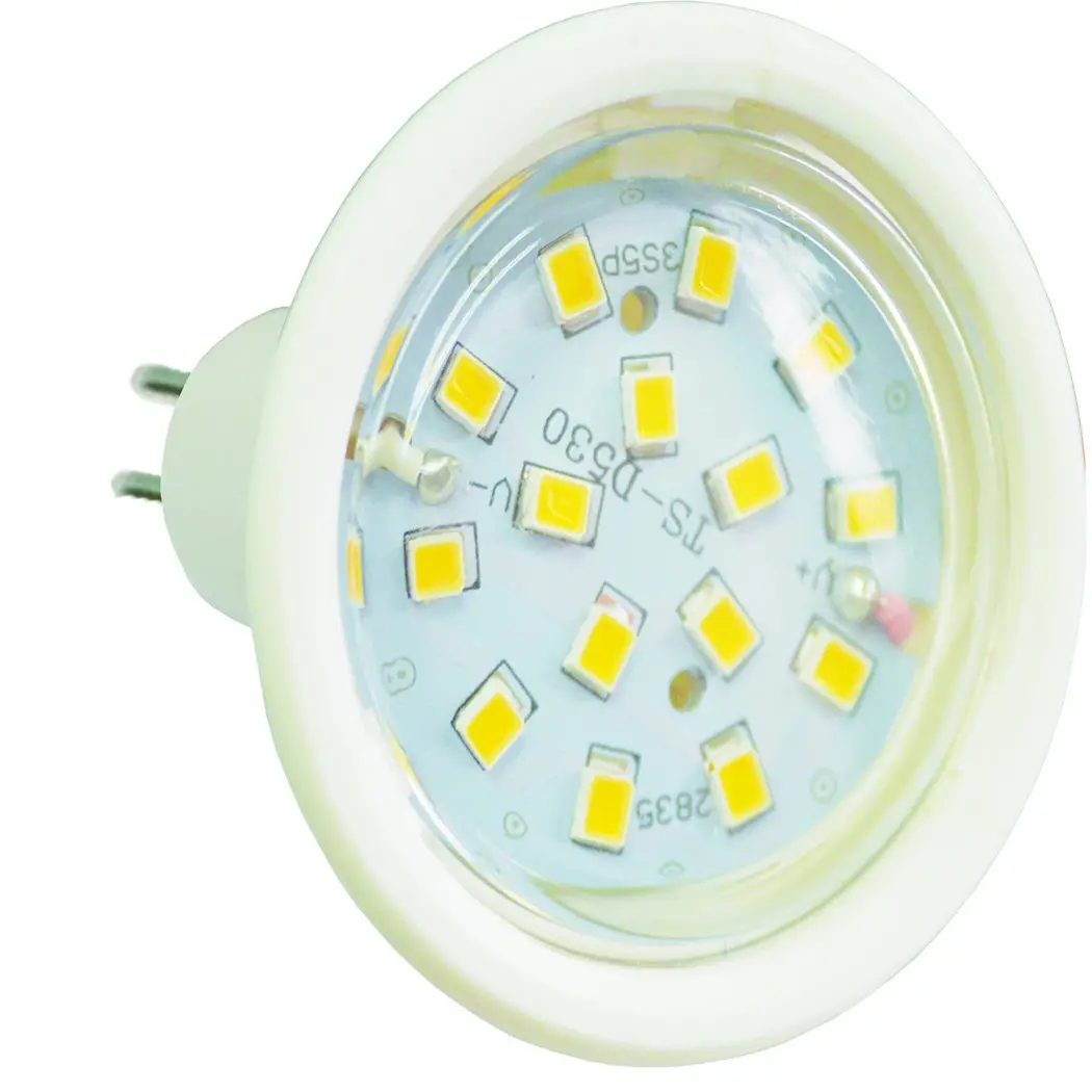 Foco Adir Super Led Carcasa Blanca 5W Mr16 Cálido - La Nueva Eléctrica 1