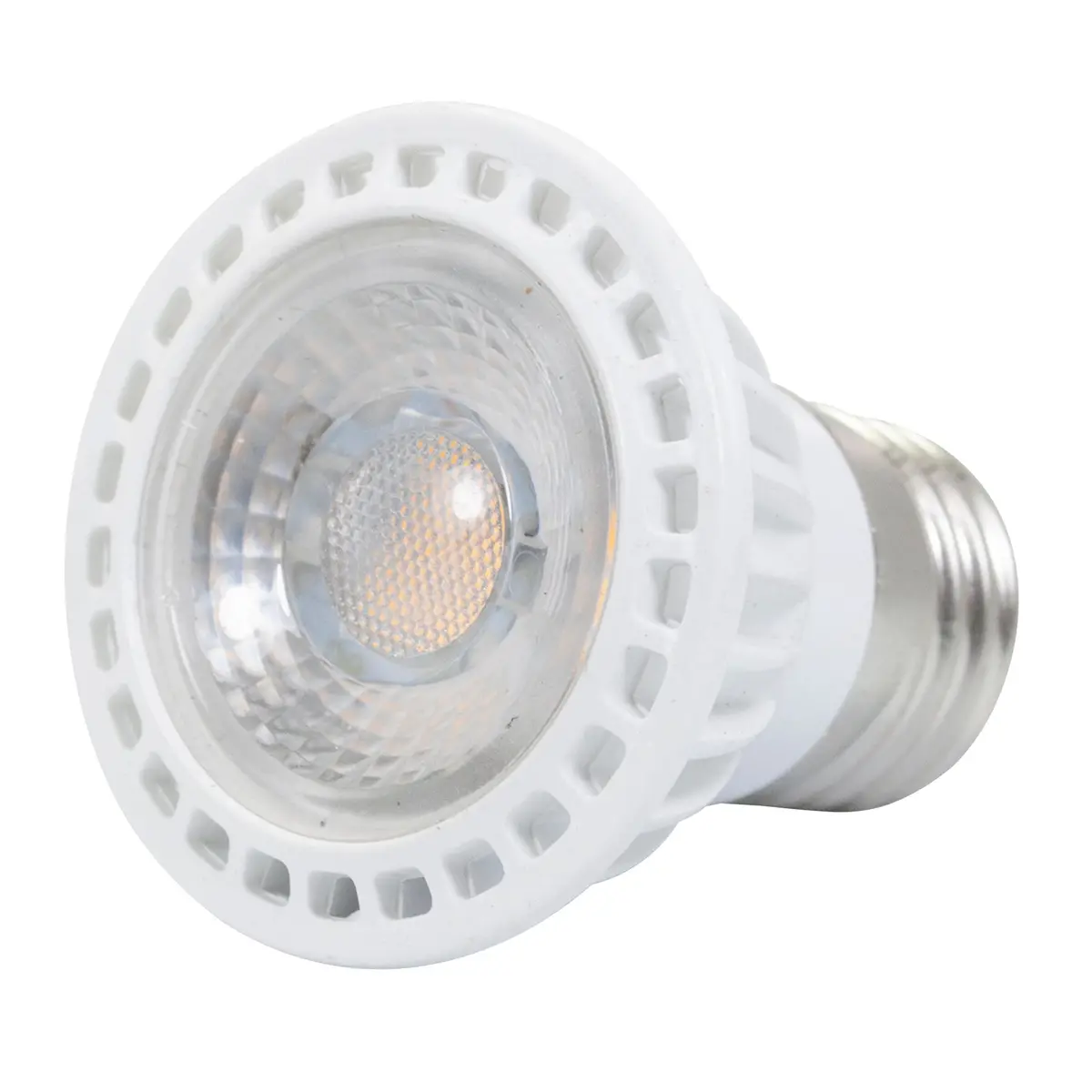 Foco Adir E27 Super Led 5 Watts Carcasa Blanca Cálido - La Nueva Eléctrica 1