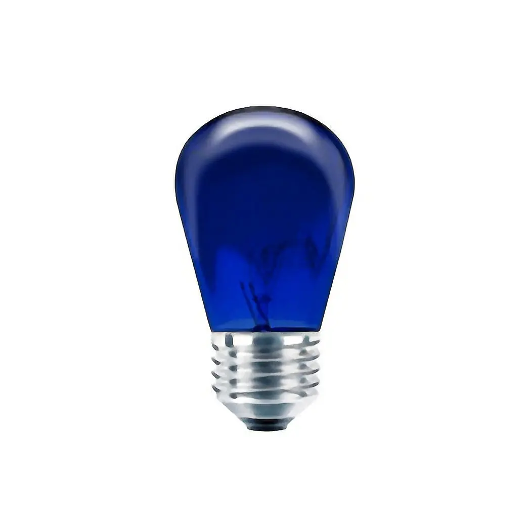 Foco Adir Anuncio 11 Watts Azul Incandescente - La Nueva Eléctrica 1