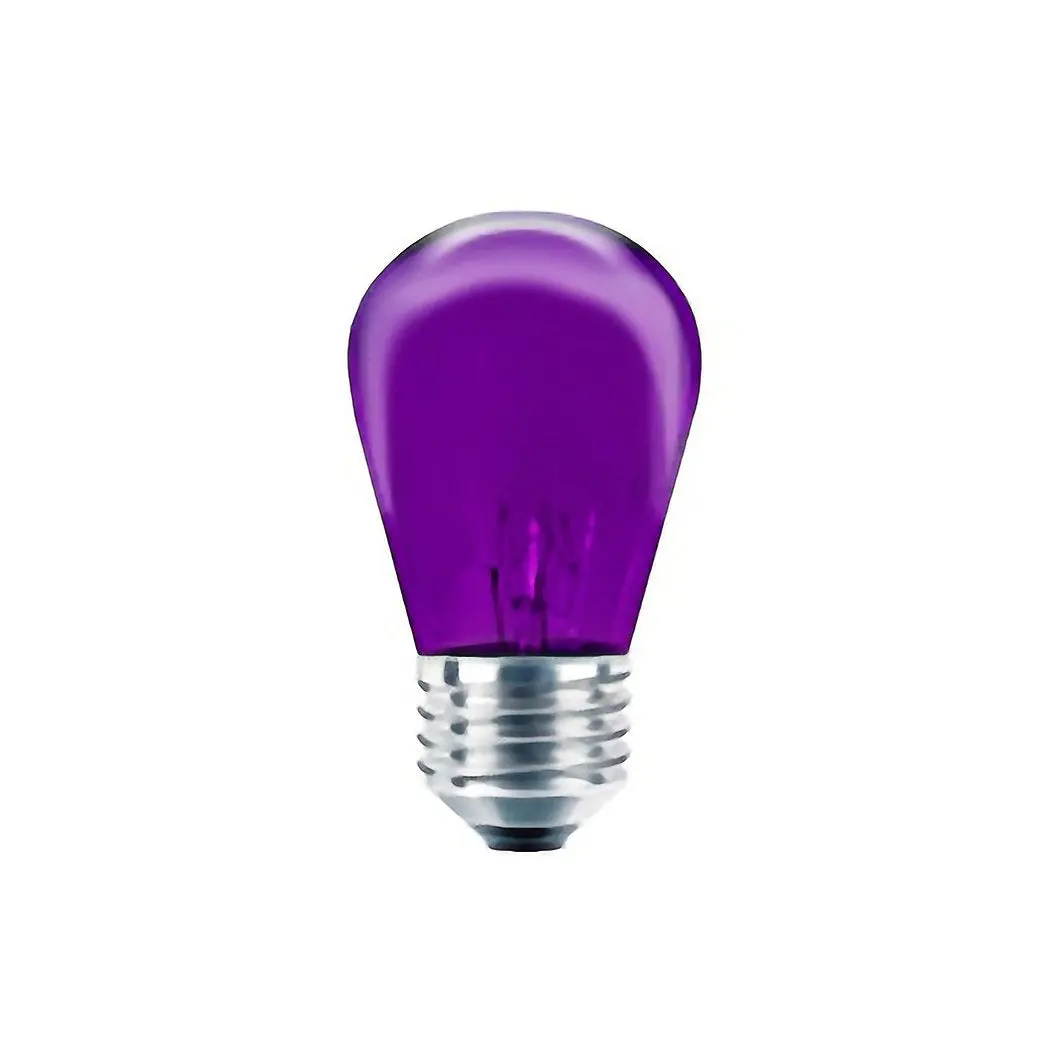 Foco Adir Anuncio 11 Watts Violeta Incandescente - La Nueva Eléctrica 1