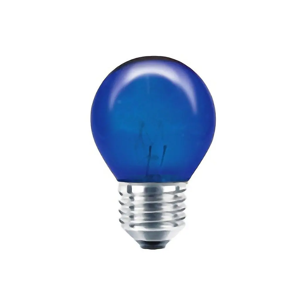 Foco Adir Bola 7 Watts Azul Incandescente - La Nueva Eléctrica 1