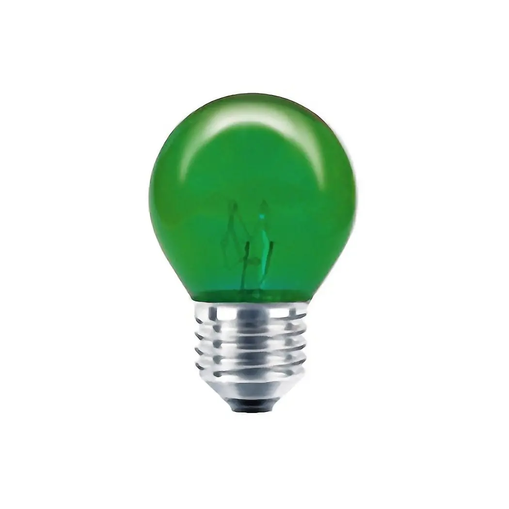 Foco Adir Bola 7 Watts Verde Incandescente - La Nueva Eléctrica 1
