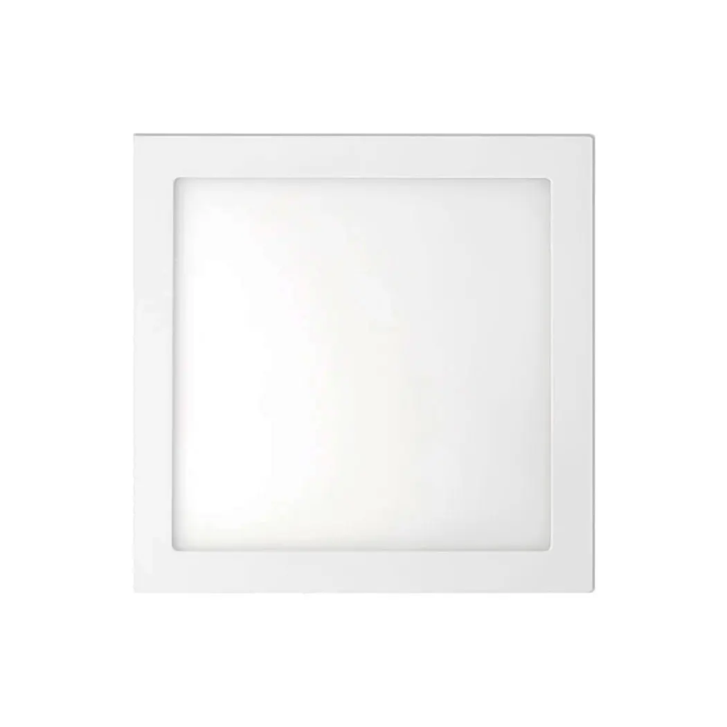 Empotrado Adir Extra Plano Cuadrado 9W Blanco Cálido - La Nueva Eléctrica 1