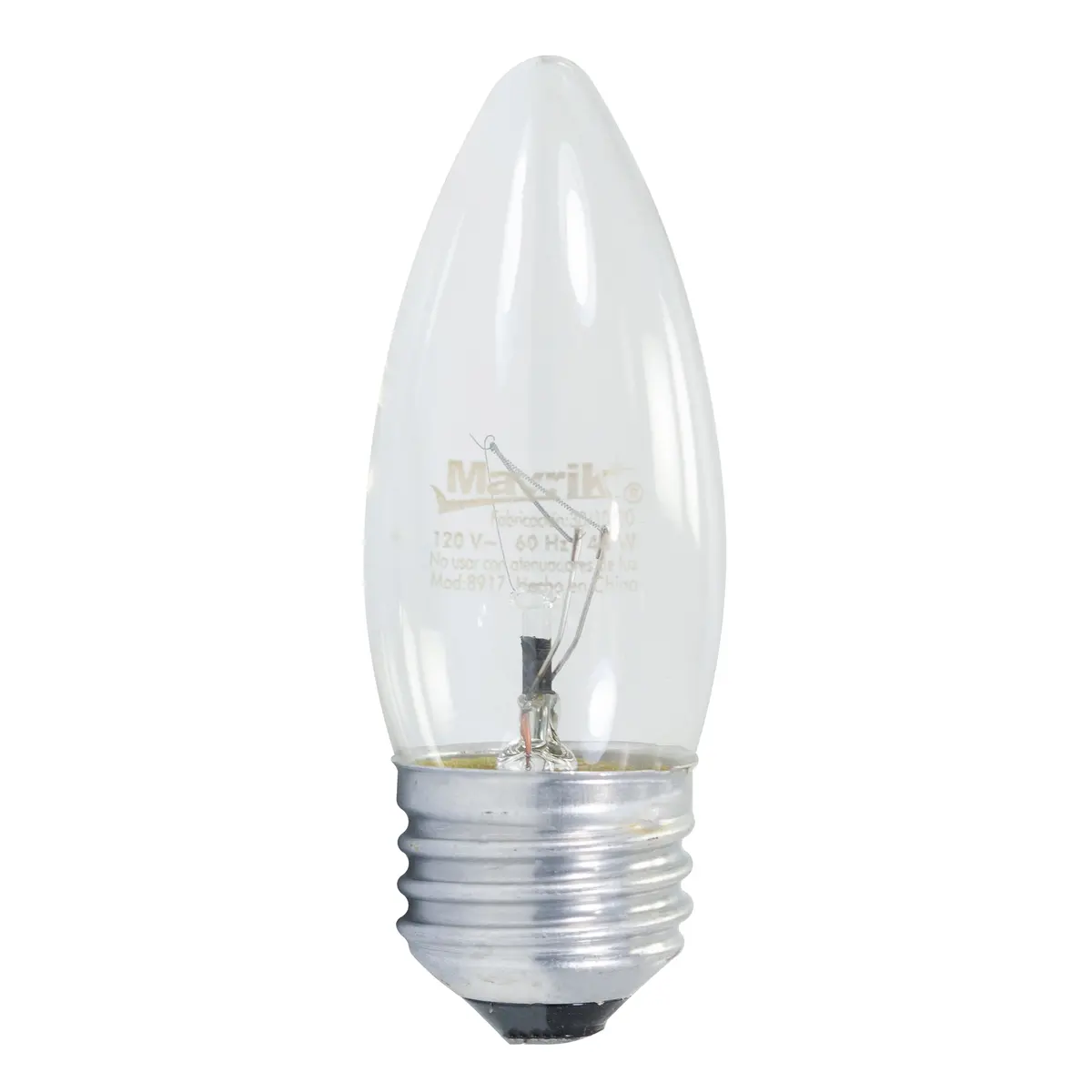 Foco Adir Tipo Vela E26 40W - La Nueva Eléctrica 1