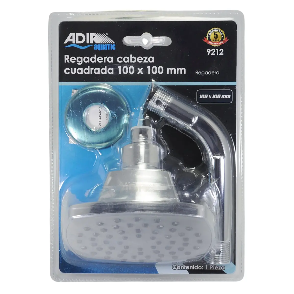 Regadera Adir Cuadrada 100 X 100 Mm - La Nueva Eléctrica 1
