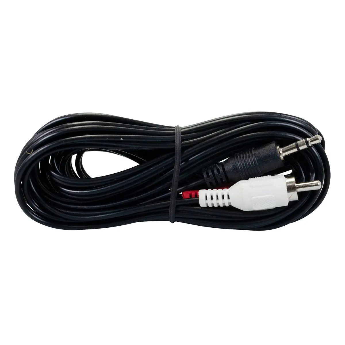 Cable Fussion Tipo Y 3.5 Mm Macho A 2 Rca Macho 3.6 M - La Nueva Eléctrica 1