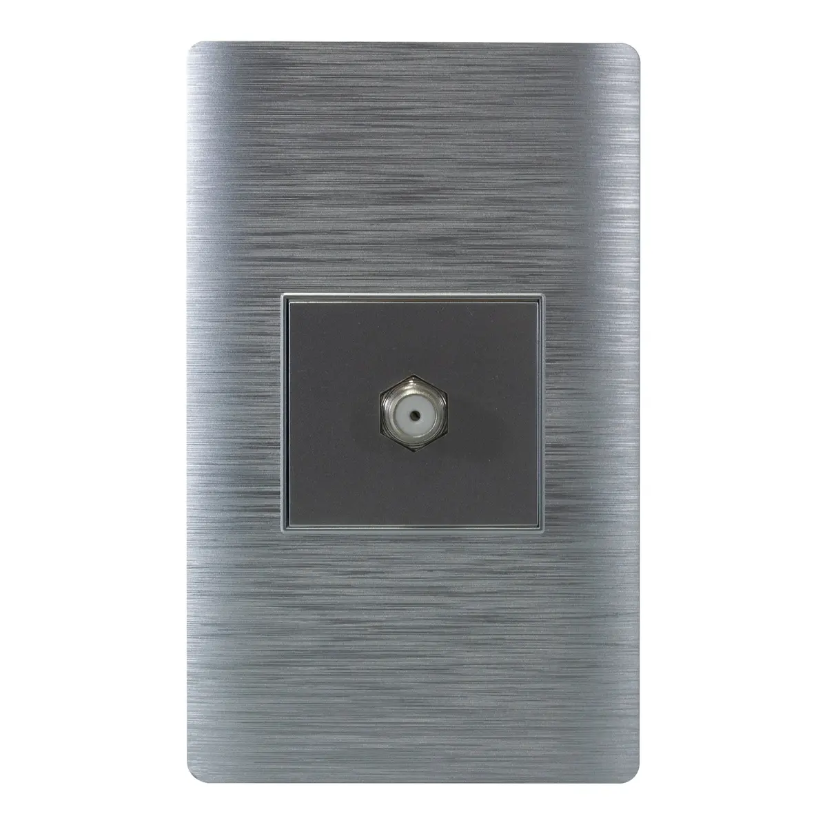 Placa Huh Aluminio 1 Módulo Coaxial - La Nueva Eléctrica 1