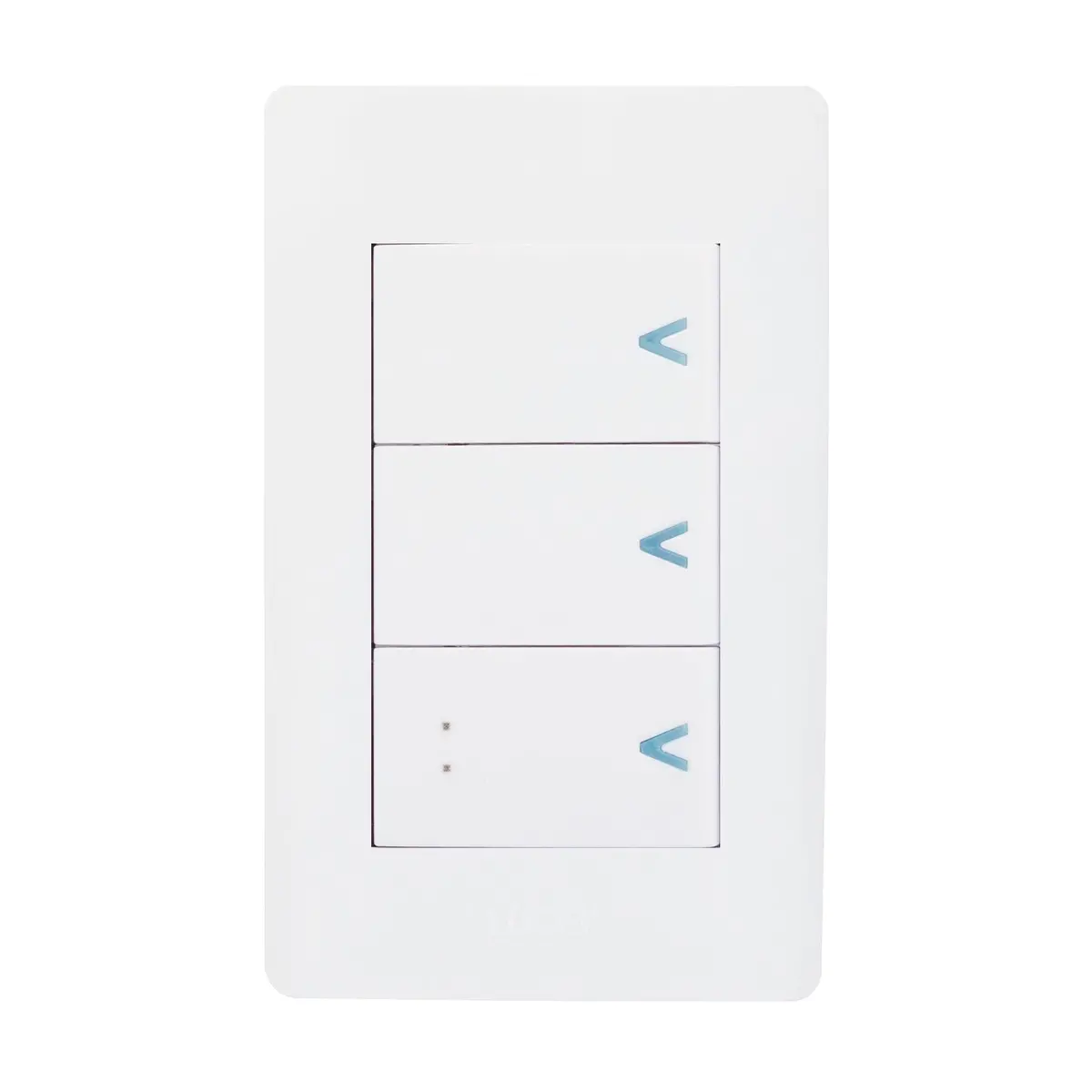 Placa Lucek Con 2 Apagadores Sencillos Y 1 Escalera Blanco - La Nueva Eléctrica 1