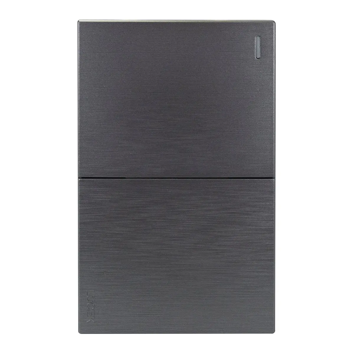 Placa Lucek Flat 1 Apagador Sencillo Y 1 Apagador Escalera Plata - La Nueva Eléctrica 1