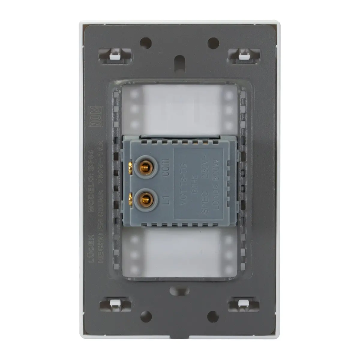 Placa Lucek Flat Dimmer Blanca - La Nueva Eléctrica 2