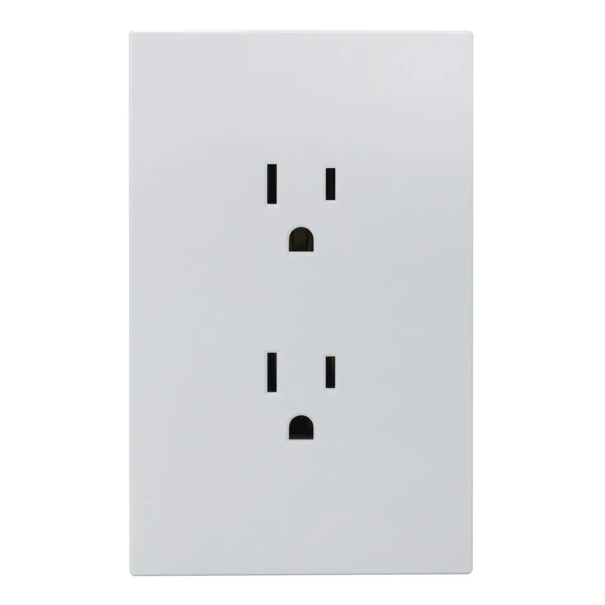 Placa Lucek Flat Dúplex Blanca - La Nueva Eléctrica 1