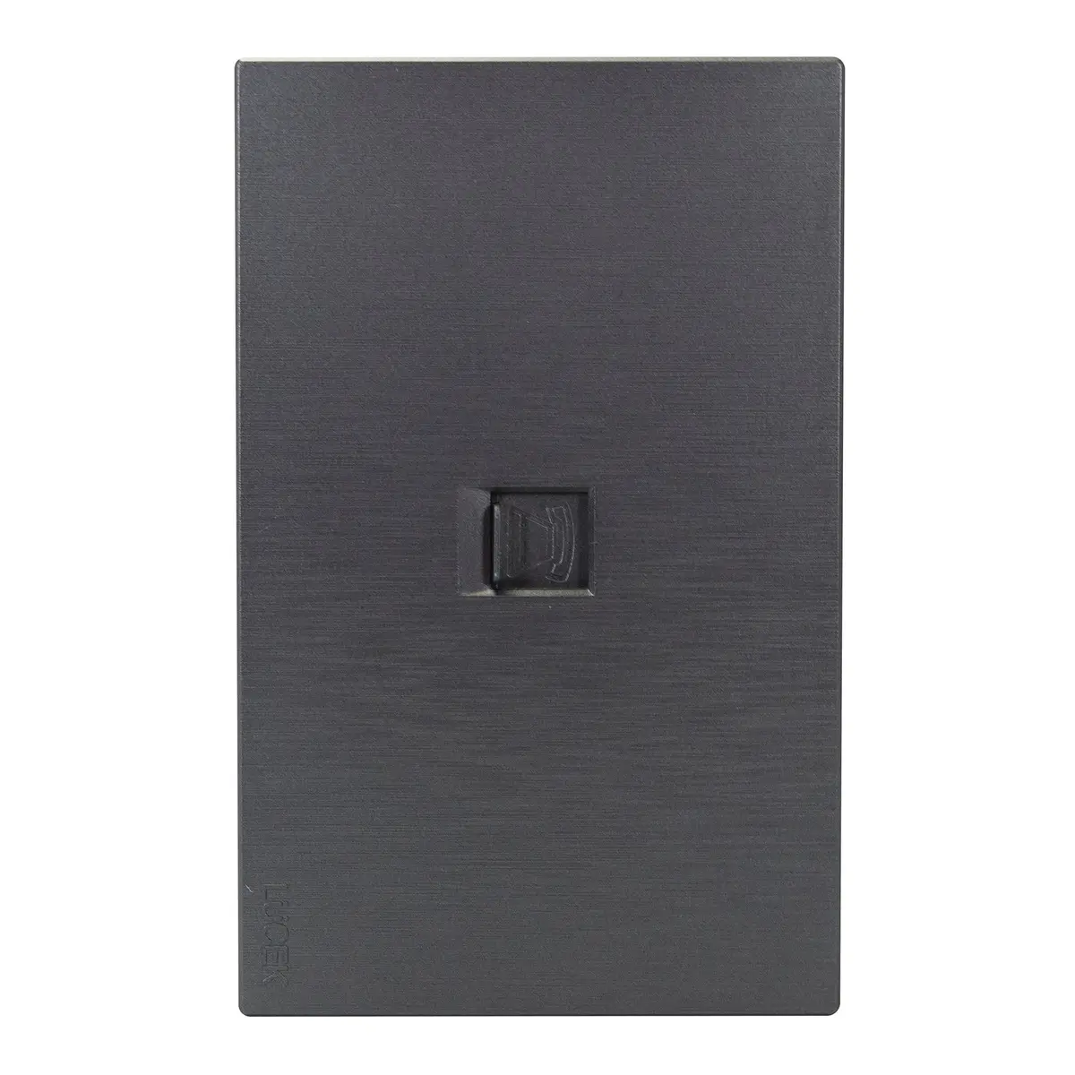 Placa Lucek Flat Toma Telefónica Plata - La Nueva Eléctrica 1