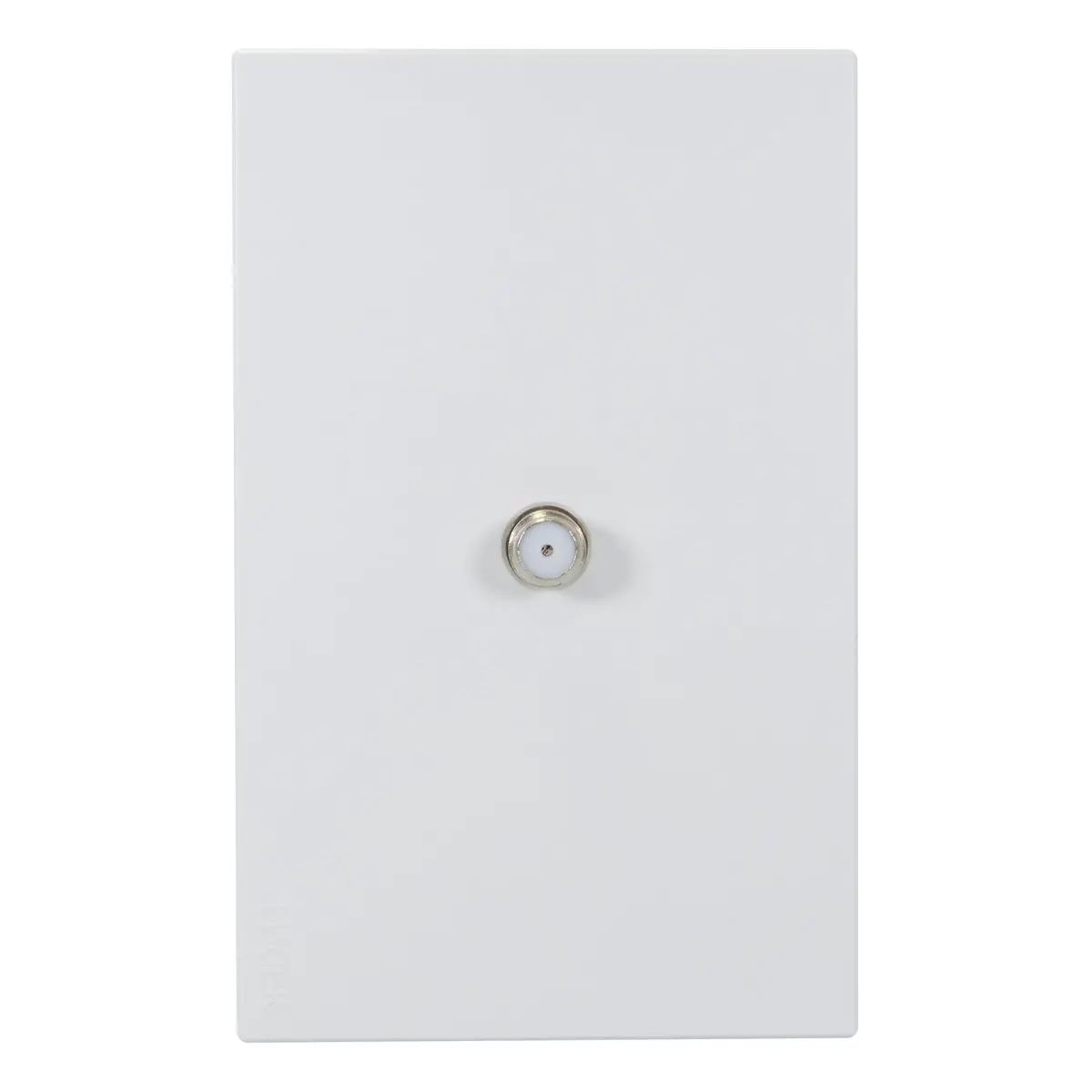 Placa Lucek Flat Toma Tv Blanca - La Nueva Eléctrica 1