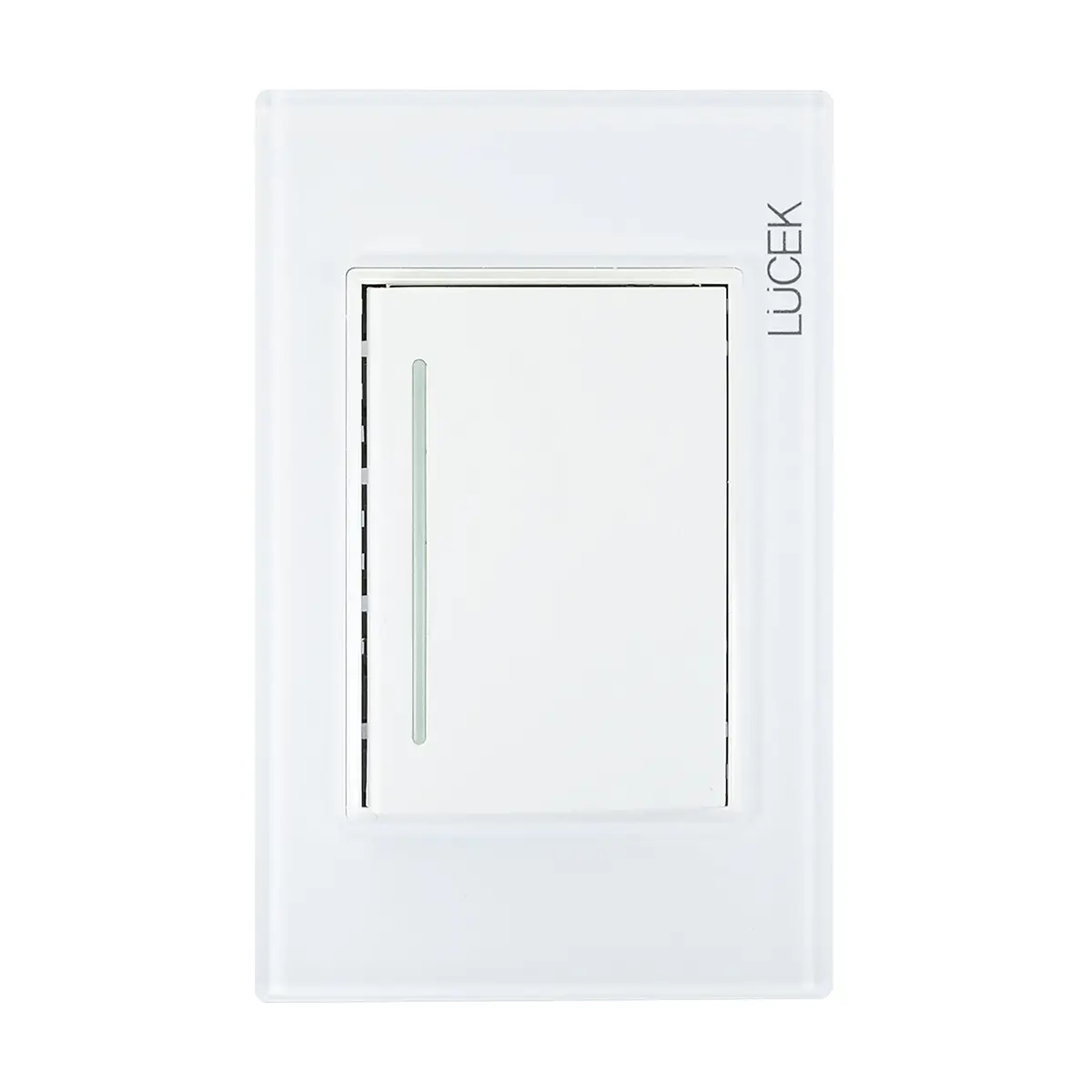 Placa Lucek Colors Apagador Escalera Blanco - La Nueva Eléctrica 1