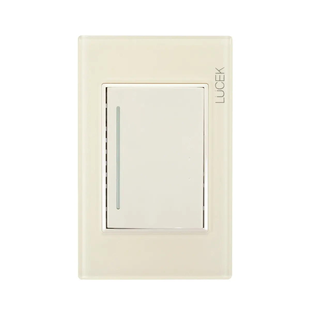 Placa Lucek Colors Apagador Escalera Hueso - La Nueva Eléctrica 1