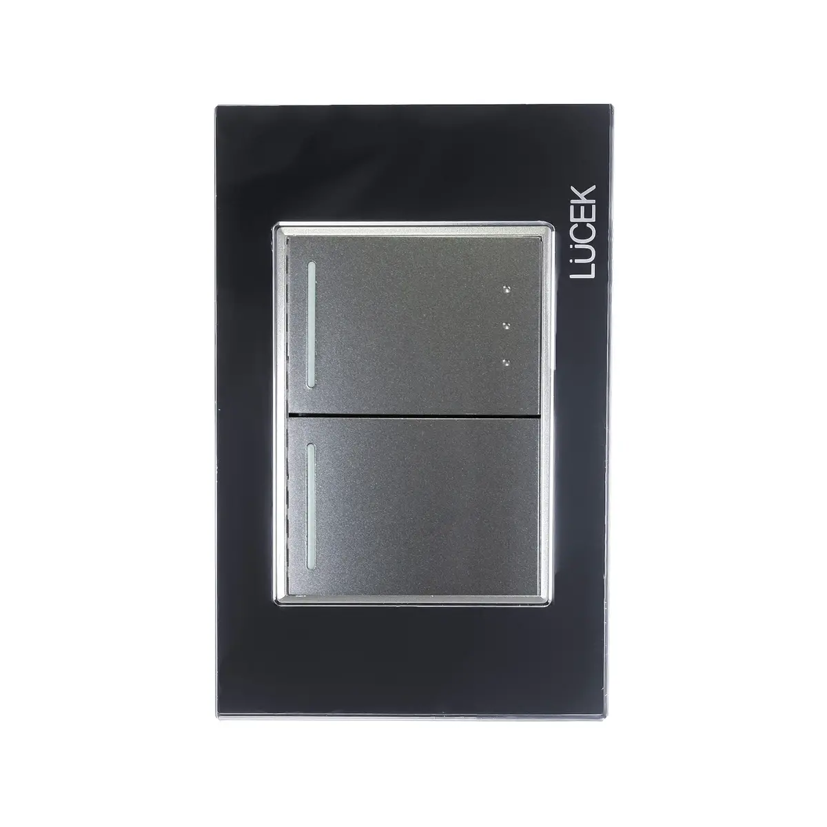Placa Lucek 1 Apagador Sencillo Y 1 De Escalera De 15 Módulos - La Nueva Eléctrica 1