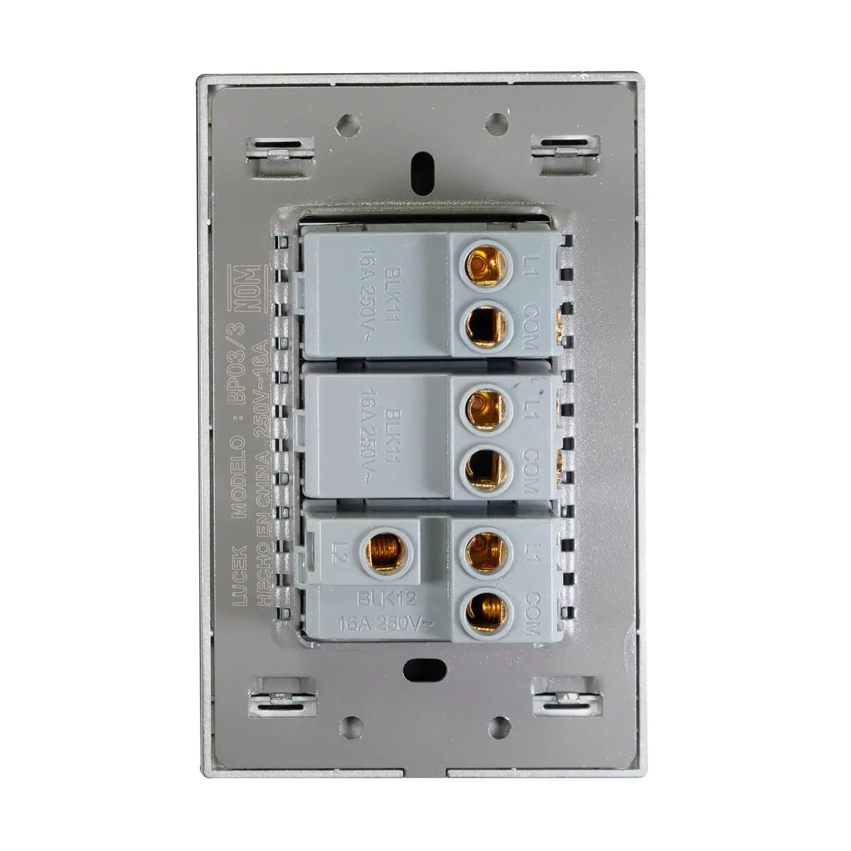 Placa Lucek Colors C/2 Apagadores Sencillos Y Escalera Negro - La Nueva Eléctrica 2