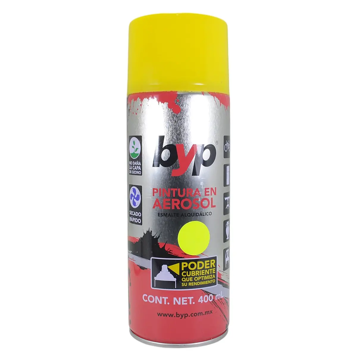 Aerosol Byp Amarillo Fluorescente - La Nueva Eléctrica 1