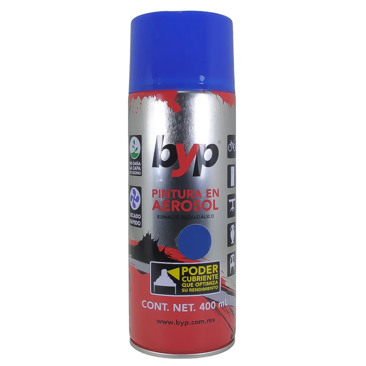 Aerosol Byp Azul Metálico - La Nueva Eléctrica 1