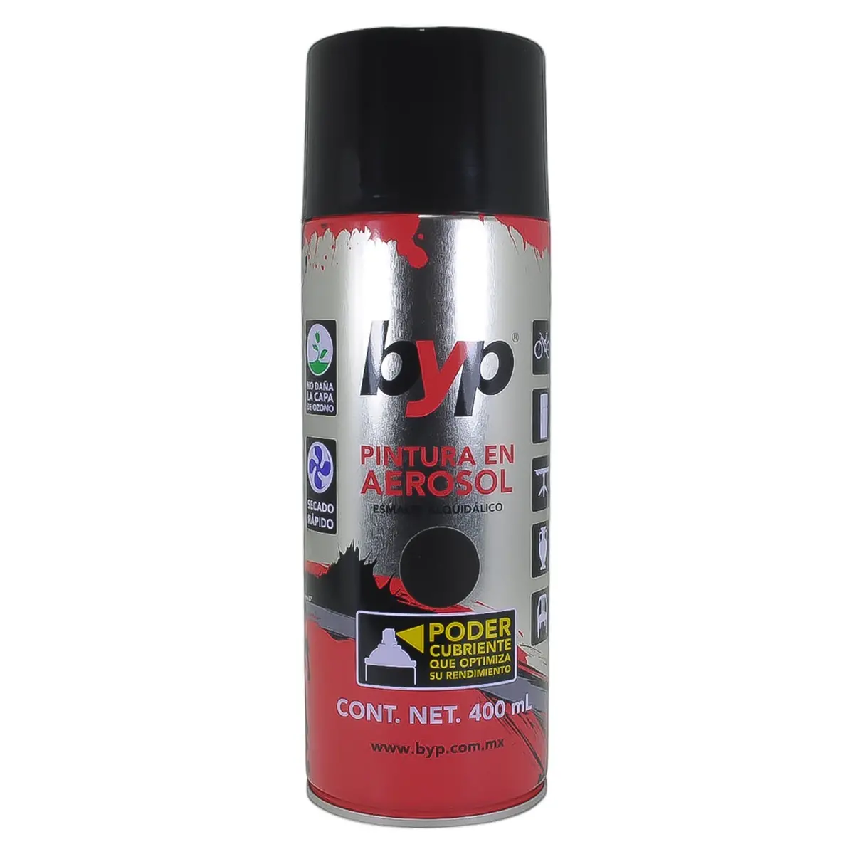 Aerosol Byp Negro Metálico - La Nueva Eléctrica 1
