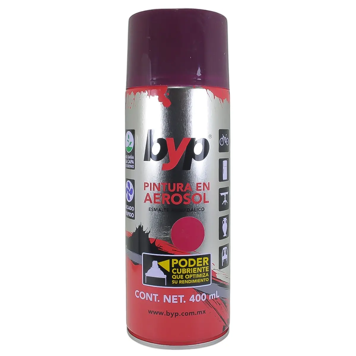 Aerosol Byp Rojo Metálico - La Nueva Eléctrica 1