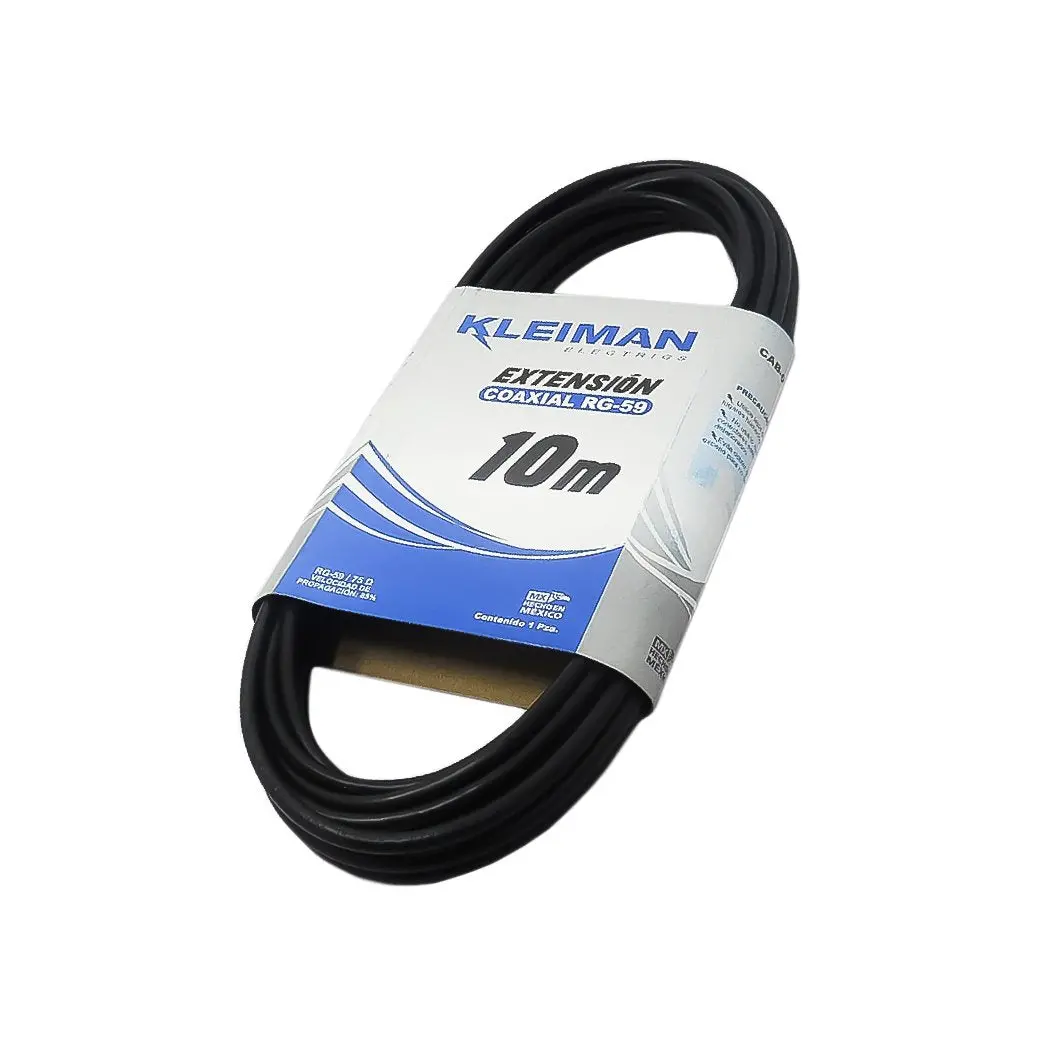 Cable Kley Coaxial Rg59 10 M Con Campana - La Nueva Eléctrica 1