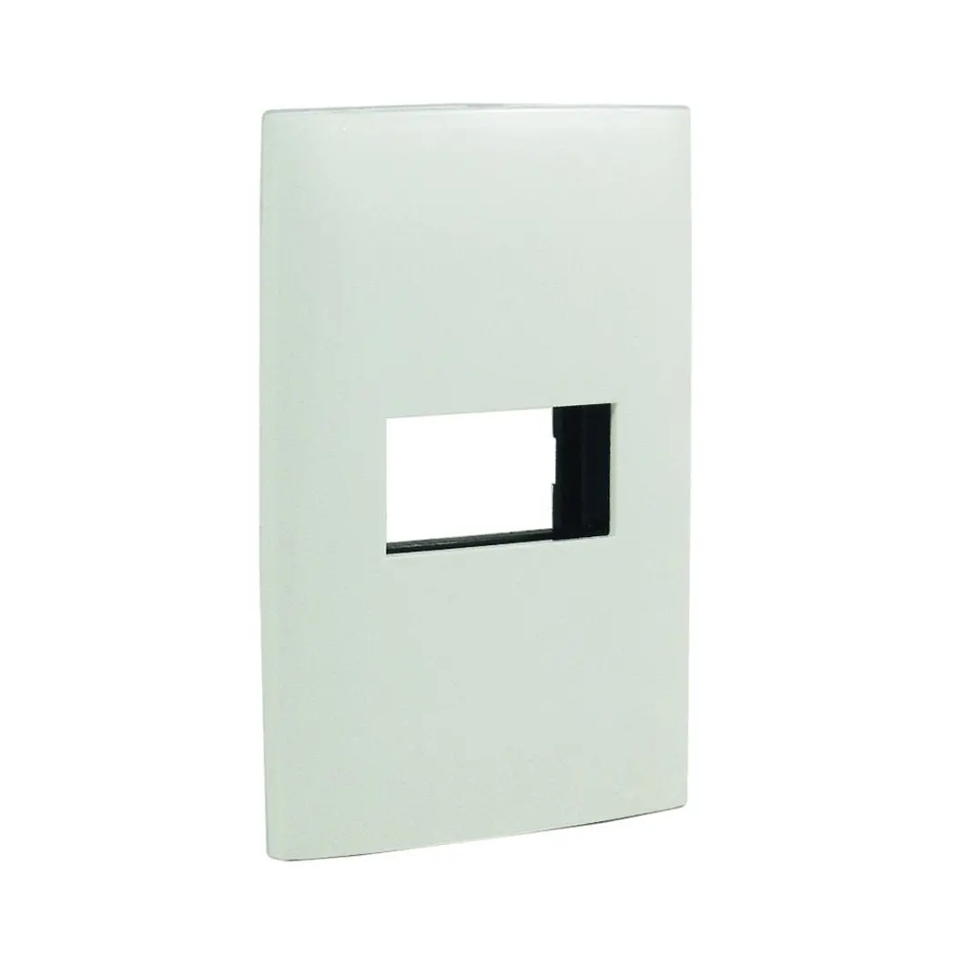 Placa Leviton Cien 1V Blanca - La Nueva Eléctrica 1